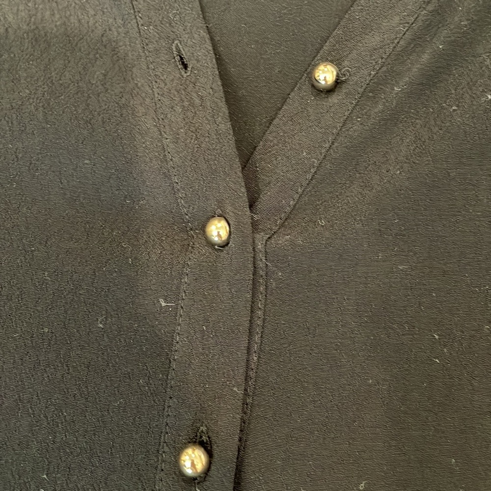 1 State Black Long Sleeve Dress - Picture 3 of 4